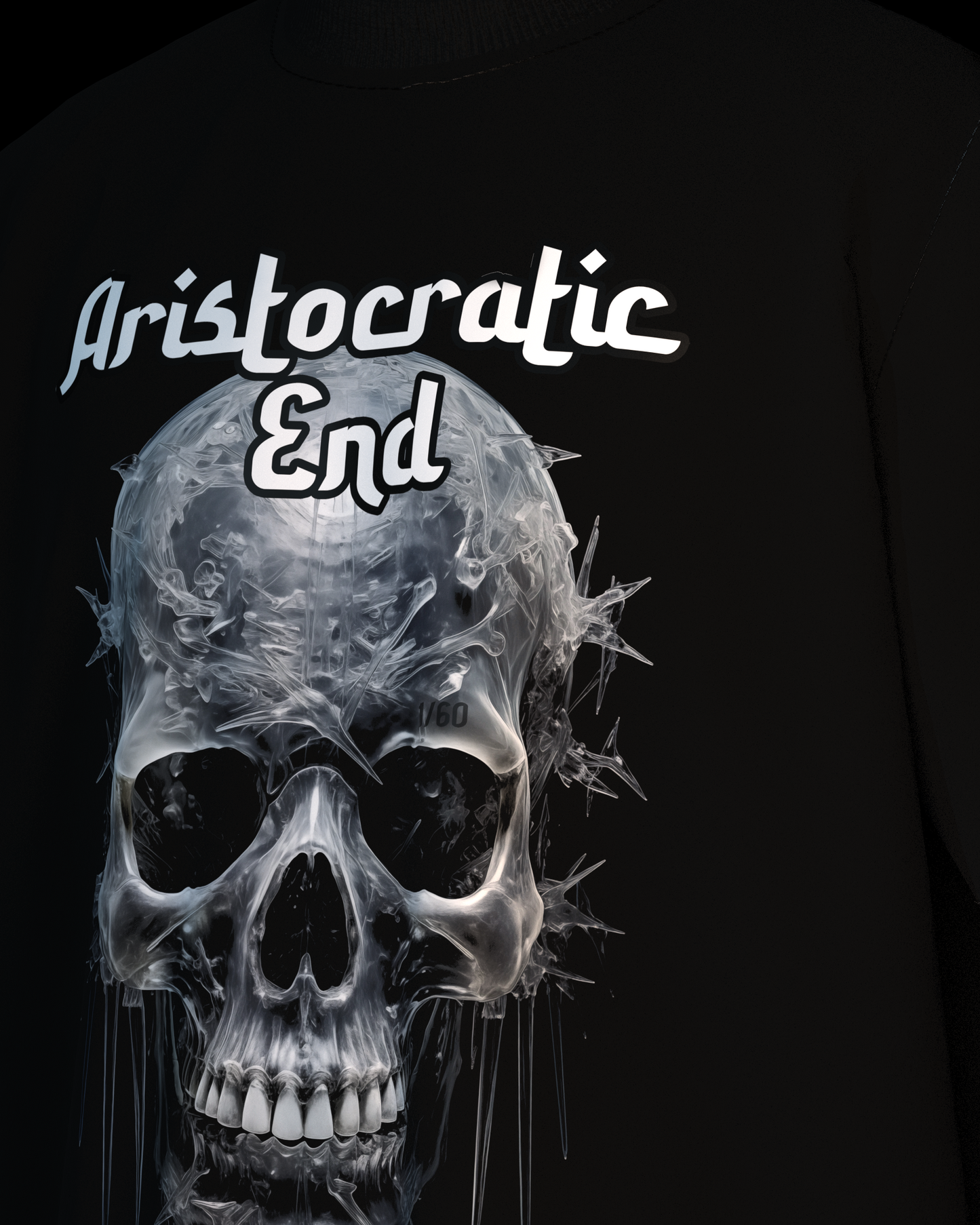 【Limited Edition】- Aristocratic End - Engraved Skull Hard Core Print Unisex T-Shirt