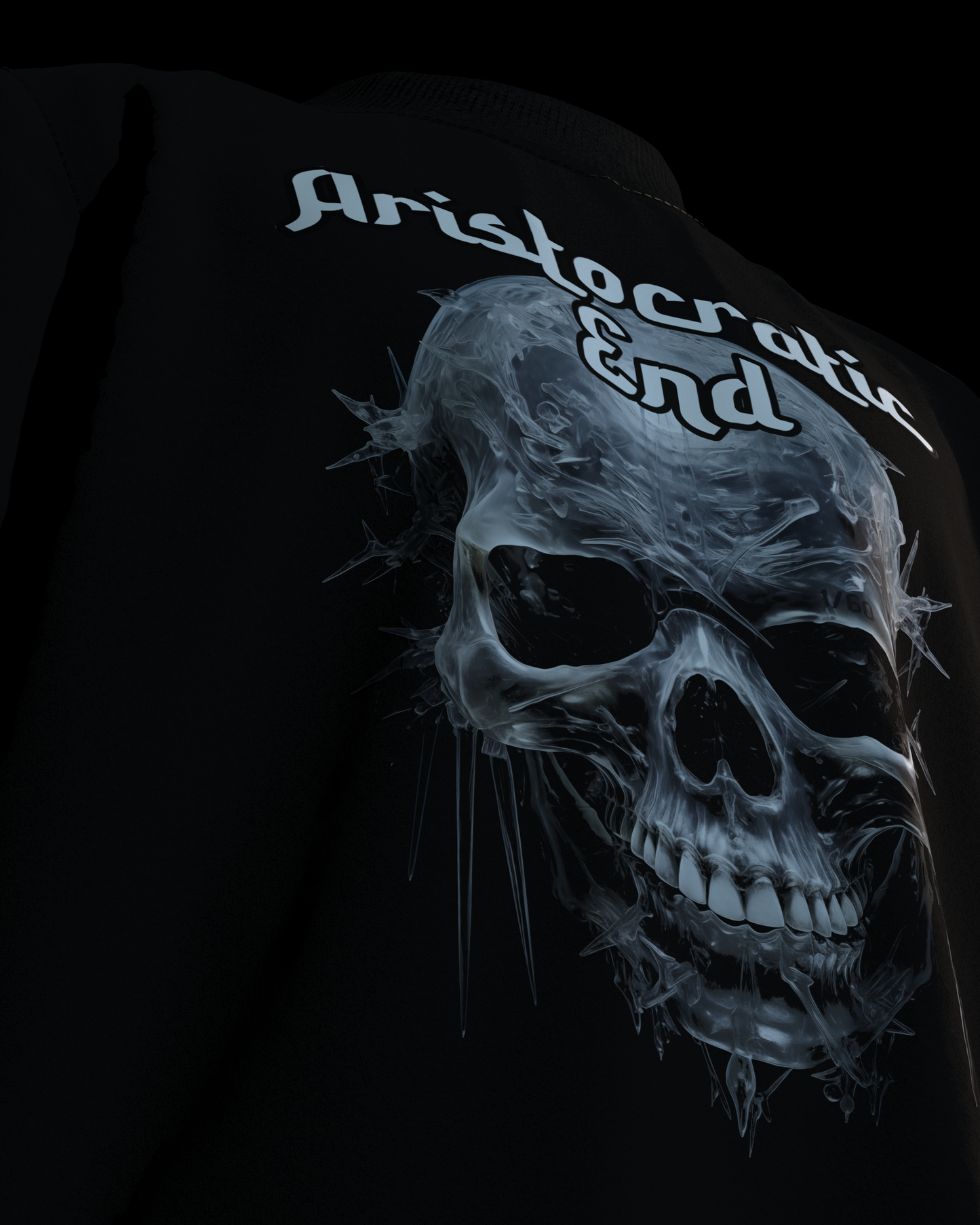 【Limited Edition】- Aristocratic End - Engraved Skull Hard Core Print Unisex T-Shirt