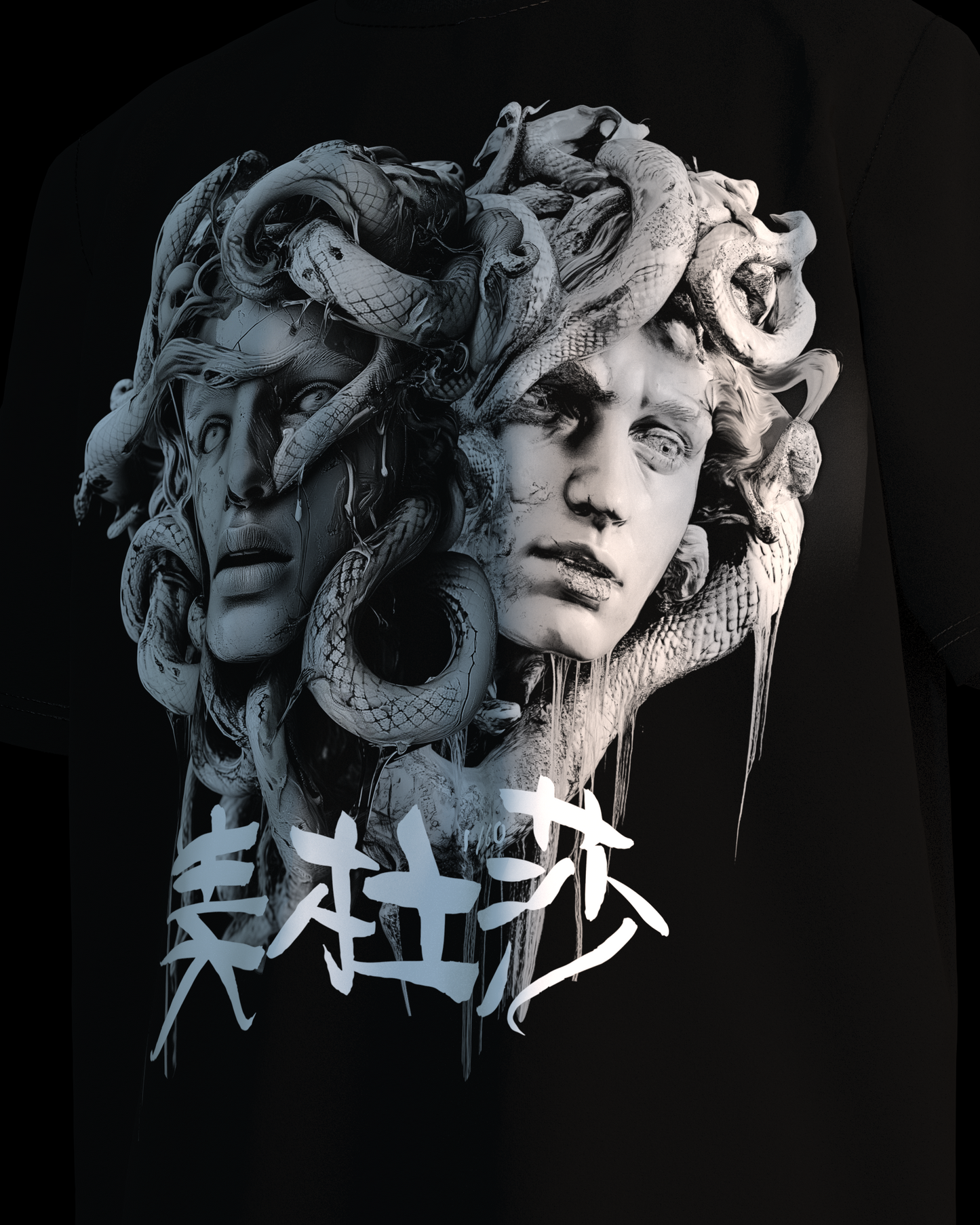 【Limited Edition】- Medusa - Defiant Medusa Print Unisex Loose T-Shirt