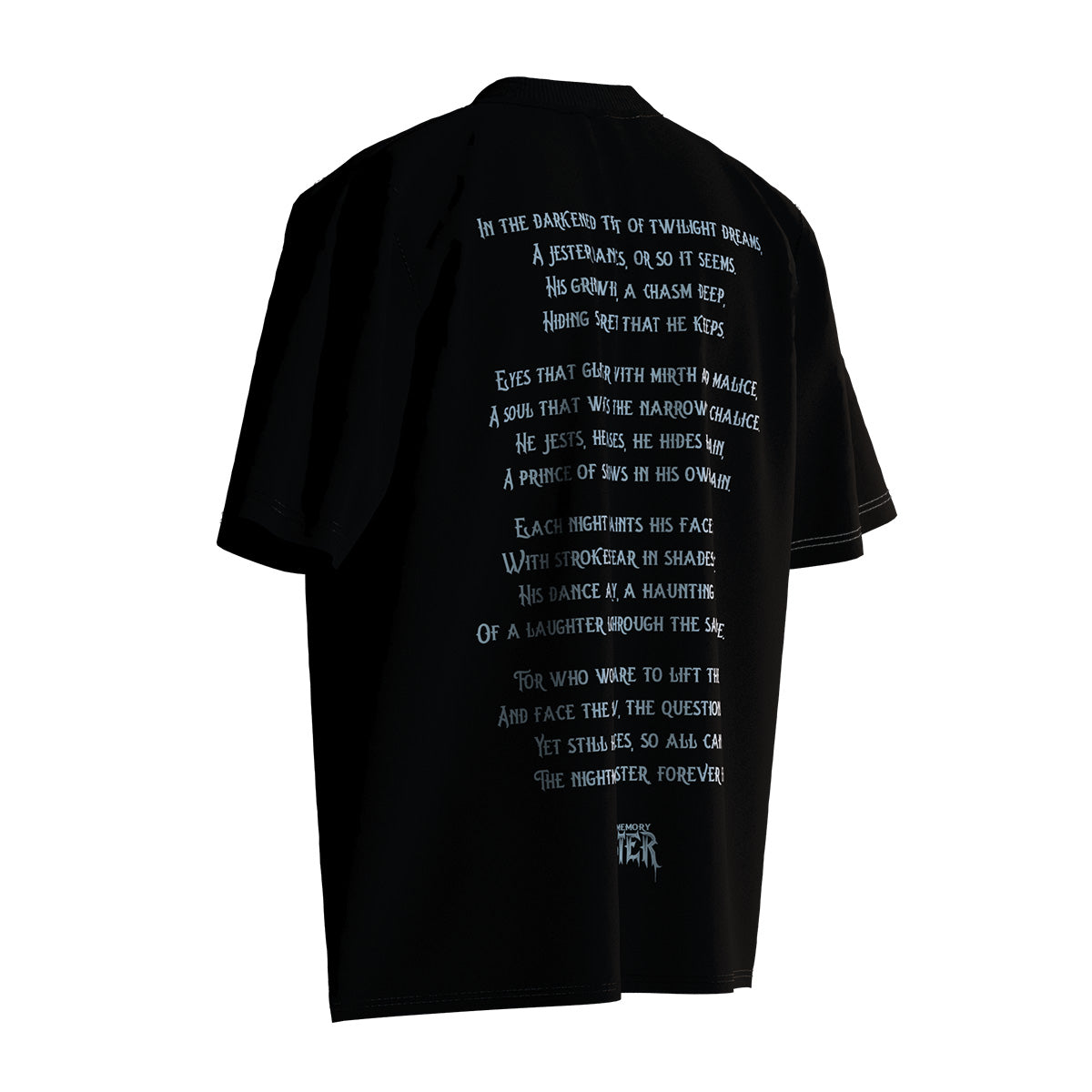 【Limited Edition】- Nightmare Jester - Rock Clown Vintage Dark Print Genderless Loose-Fit Short Sleeve T-Shirt