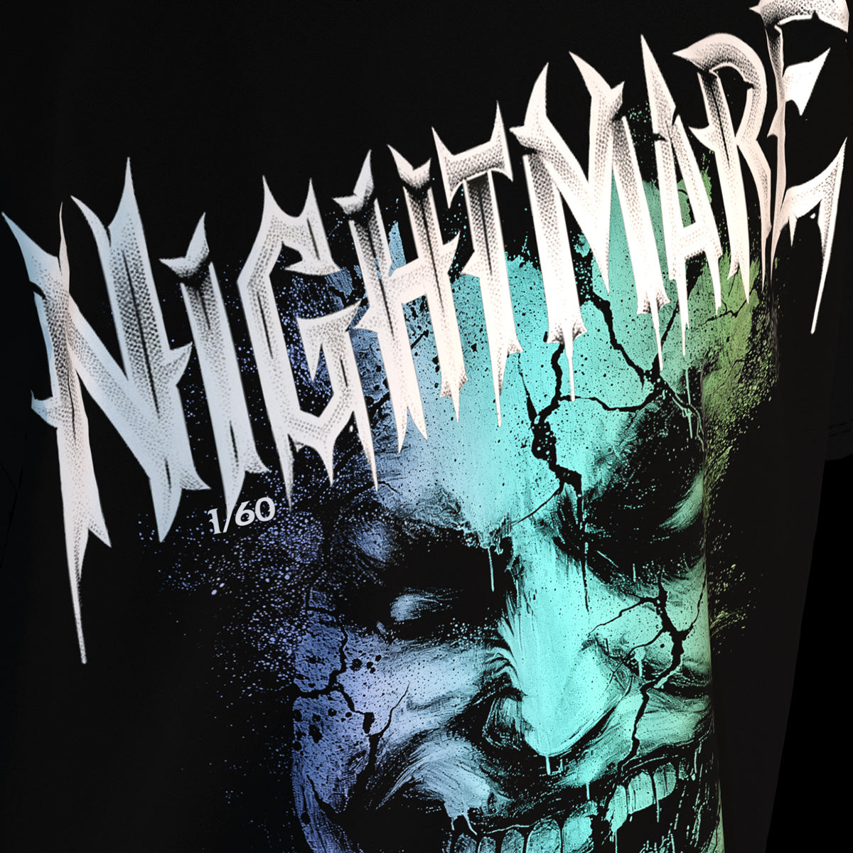 【Limited Edition】- Nightmare Jester - Rock Clown Vintage Dark Print Genderless Loose-Fit Short Sleeve T-Shirt