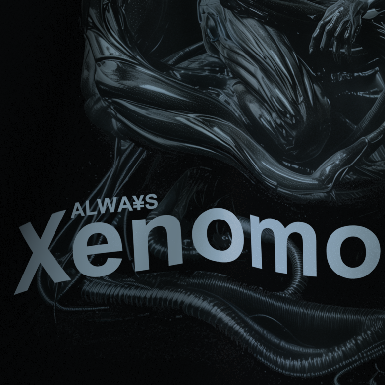 - Alien - "Xenomorph Symbiont" Future Tech Print Unisex Loose-Fit T-Shirt