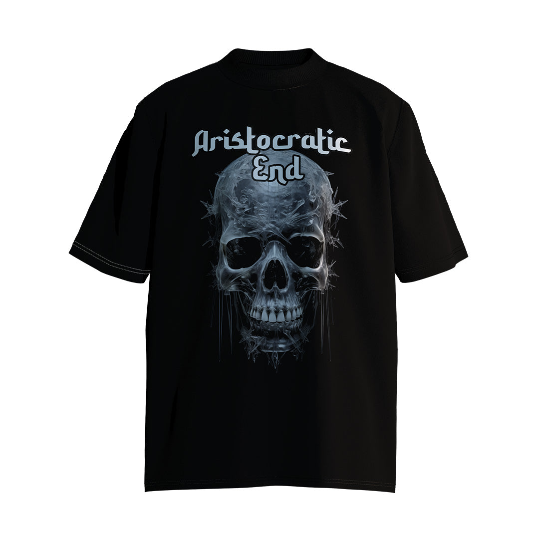 【Limited Edition】- Aristocratic End - Engraved Skull Hard Core Print Unisex T-Shirt